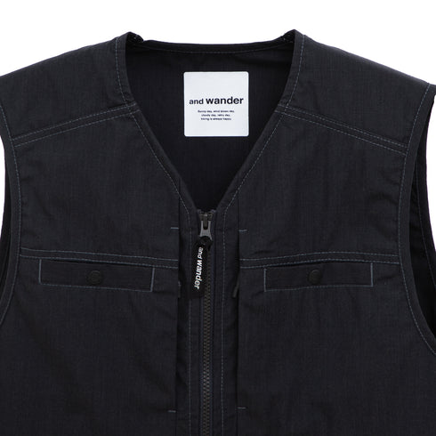 And Wander Kevlar Vest Charcoal 621143 Degli Uberti